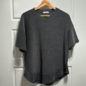 Striped Charcoal Tee
